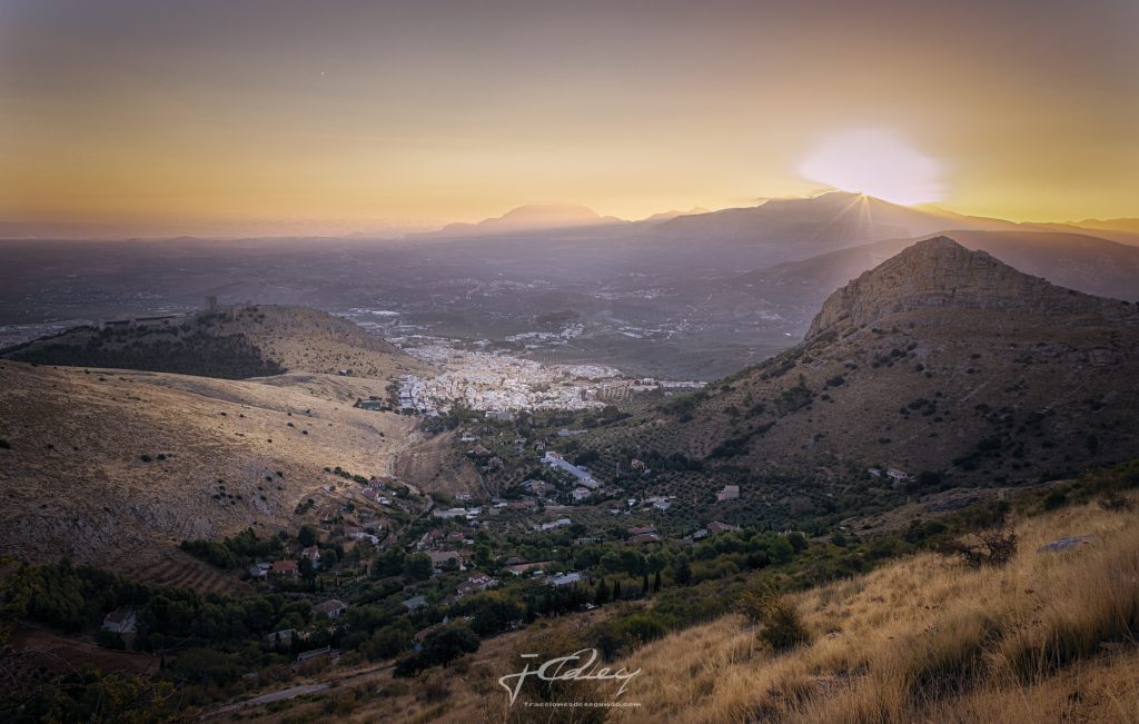 Panoramica de Jaén desde la ladera de La Mella